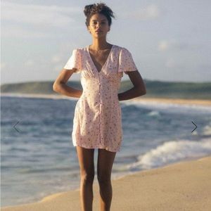 NWT Billabong Full Swing Light Pink Mini Dress